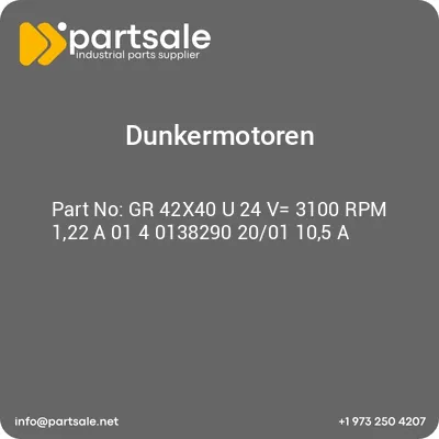 gr-42x40-u-24-v-3100-rpm-122-a-01-4-0138290-2001-105-a