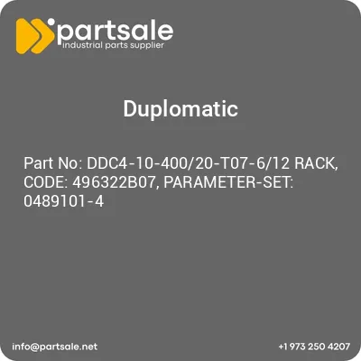 ddc4-10-40020-t07-612-rack-code-496322b07-parameter-set-0489101-4