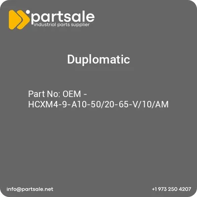 duplomatic-oem-hcxm4-9-a10-5020-65-v10am