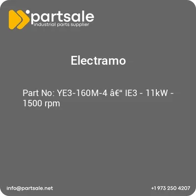 ye3-160m-4-a-ie3-11kw-1500-rpm