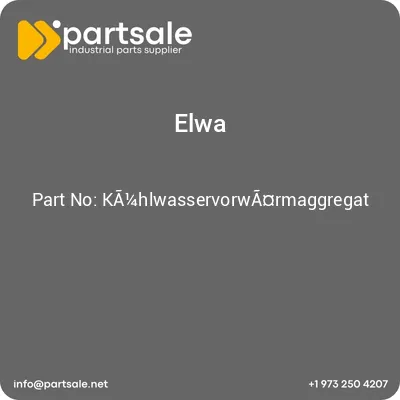 ka14hlwasservorwarmaggregat