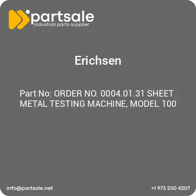 order-no-00040131-sheet-metal-testing-machine-model-100