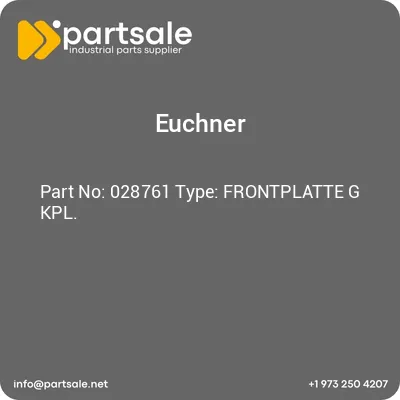 euchner-028761-type-frontplatte-g-kpl