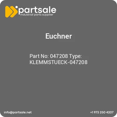 euchner-047208-type-klemmstueck-047208