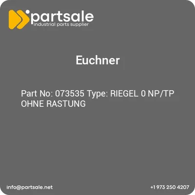 euchner-073535-type-riegel-0-nptp-ohne-rastung