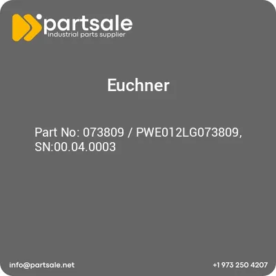 euchner-073809-pwe012lg073809-sn00040003
