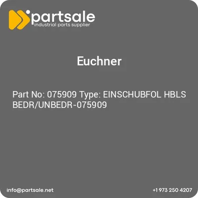 euchner-075909-type-einschubfol-hbls-bedrunbedr-075909