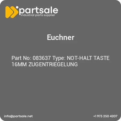 euchner-083637-type-not-halt-taste-16mm-zugentriegelung