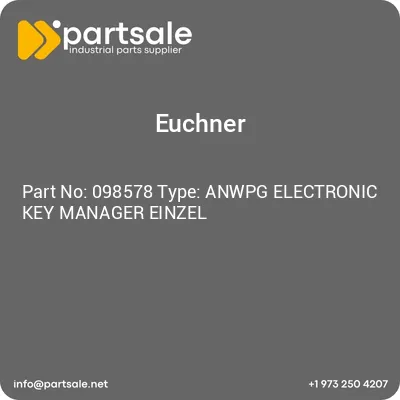 euchner-098578-type-anwpg-electronic-key-manager-einzel