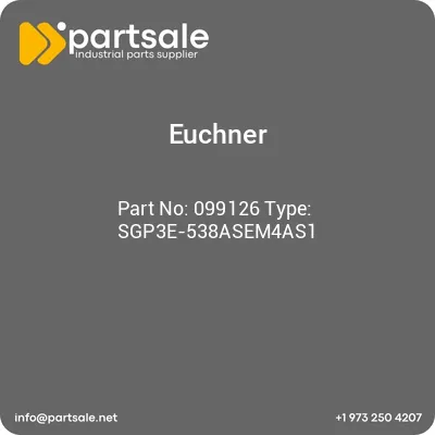 euchner-099126-type-sgp3e-538asem4as1