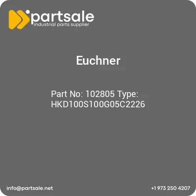 euchner-102805-type-hkd100s100g05c2226