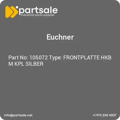 euchner-105072-type-frontplatte-hkb-m-kpl-silber
