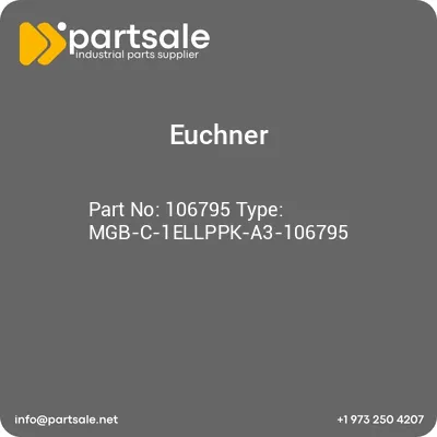 euchner-106795-type-mgb-c-1ellppk-a3-106795