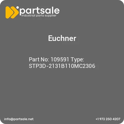 euchner-109591-type-stp3d-2131b110mc2306