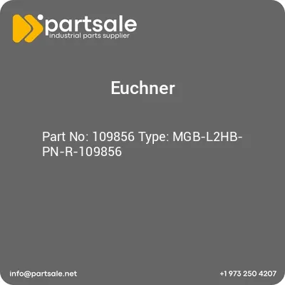 euchner-109856-type-mgb-l2hb-pn-r-109856