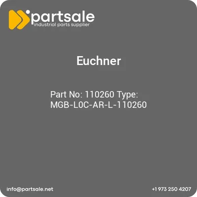 euchner-110260-type-mgb-l0c-ar-l-110260