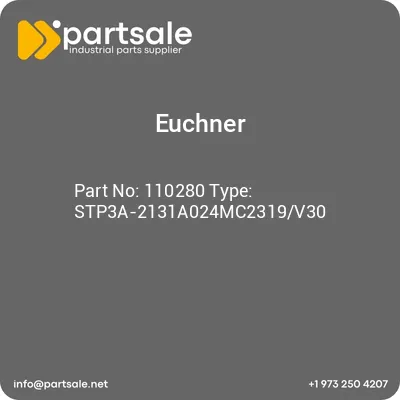 euchner-110280-type-stp3a-2131a024mc2319v30