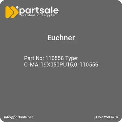 euchner-110556-type-c-ma-19x050pu150-110556