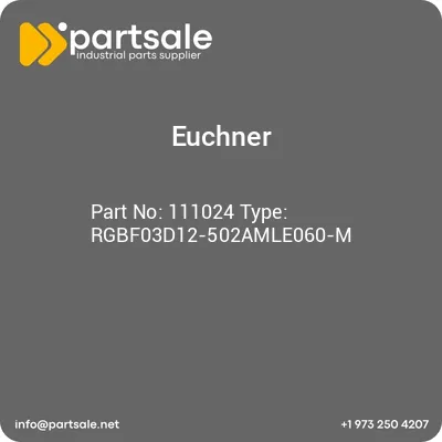 euchner-111024-type-rgbf03d12-502amle060-m
