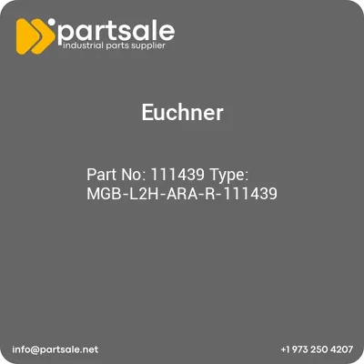 euchner-111439-type-mgb-l2h-ara-r-111439