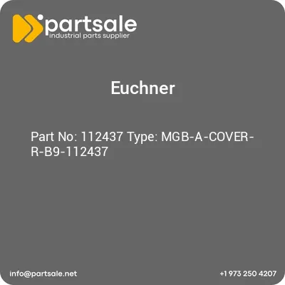 euchner-112437-type-mgb-a-cover-r-b9-112437