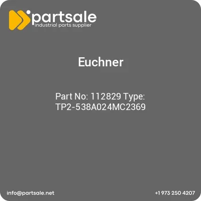 euchner-112829-type-tp2-538a024mc2369