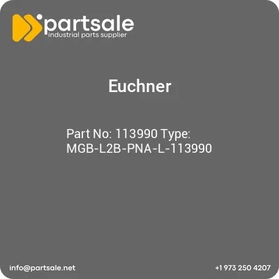 euchner-113990-type-mgb-l2b-pna-l-113990