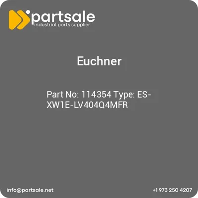 euchner-114354-type-es-xw1e-lv404q4mfr