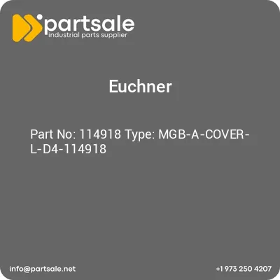 euchner-114918-type-mgb-a-cover-l-d4-114918
