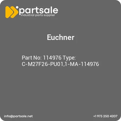 euchner-114976-type-c-m27f26-pu011-ma-114976