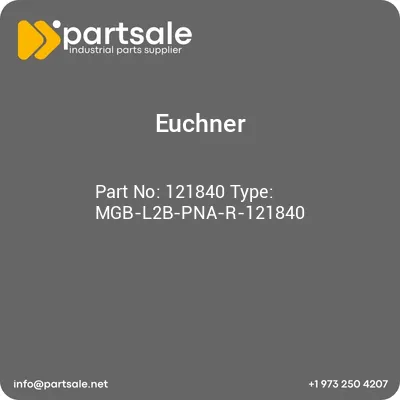 euchner-121840-type-mgb-l2b-pna-r-121840