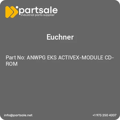 euchner-anwpg-eks-activex-module-cd-rom