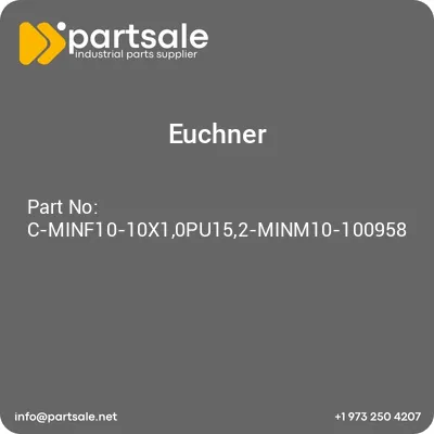 euchner-c-minf10-10x10pu152-minm10-100958