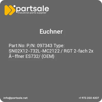 pn-097343-type-sn02x12-732l-mc2122-rgt-2-fach-2x-affner-es732-oem