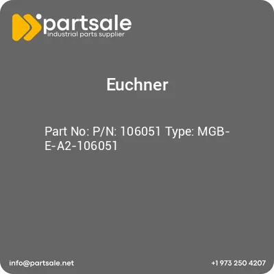 euchner-pn-106051-type-mgb-e-a2-106051