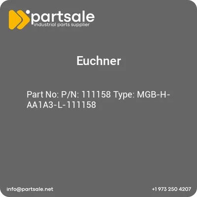 euchner-pn-111158-type-mgb-h-aa1a3-l-111158