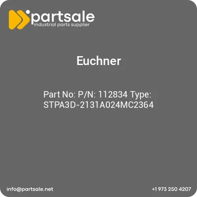 euchner-pn-112834-type-stpa3d-2131a024mc2364