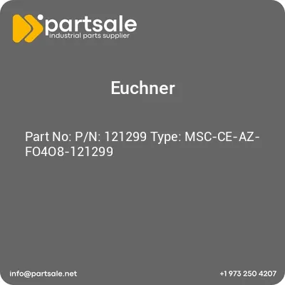 euchner-pn-121299-type-msc-ce-az-fo4o8-121299