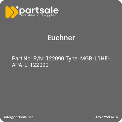 euchner-pn-122090-type-mgb-l1he-apa-l-122090