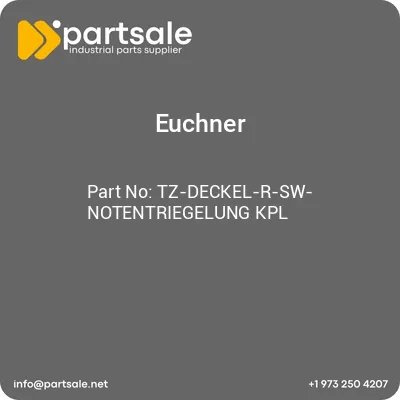 euchner-tz-deckel-r-sw-notentriegelung-kpl
