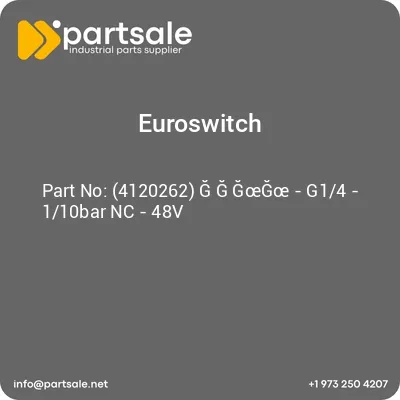 4120262-g-ggg-g14-110bar-nc-48v