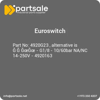 euroswitch-4920g23-alternative-is-g-ggg-g18-1060bar-nanc-14-250v-4920163