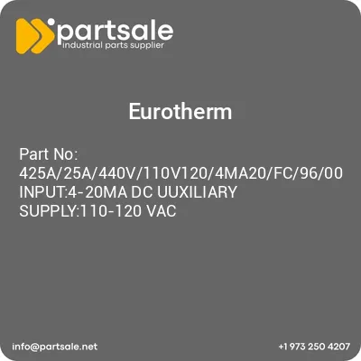 425a25a440v110v1204ma20fc9600-input4-20ma-dc-uuxiliary-supply110-120-vac