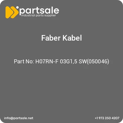 faber-kabel-h07rn-f-03g15-sw050046