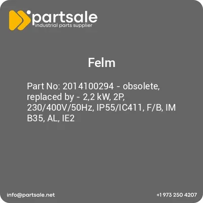 felm-2014100294-obsolete-replaced-by-22-kw-2p-230400v50hz-ip55ic411-fb-im-b35-al-ie2