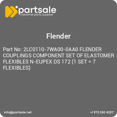 2lc0110-7wa00-0aa0-flender-couplings-component-set-of-elastomer-flexibles-n-eupex-ds-172-1-set-7-flexibles