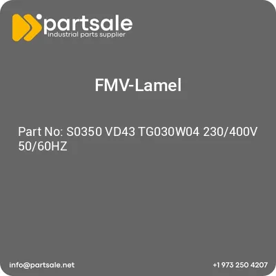 fmv-lamel-s0350-vd43-tg030w04-230400v-5060hz