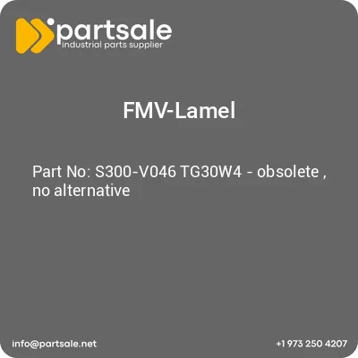 fmv-lamel-s300-v046-tg30w4-obsolete-no-alternative