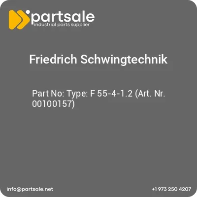 friedrich-schwingtechnik-type-f-55-4-12-art-nr-00100157