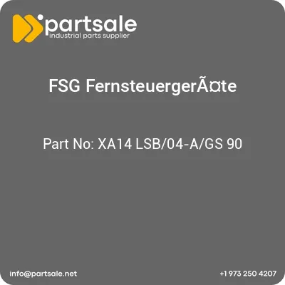 fsg-fernsteuergerate-xa14-lsb04-ags-90